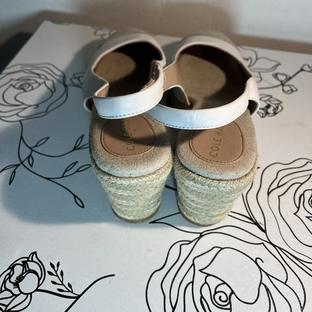 Cole Haan women's Shoes Sandals Cloudfeel Espadrille Wedge Slingback Size 10B